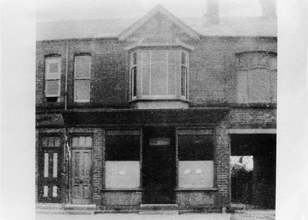 Dorridge Autos shop site 1940s