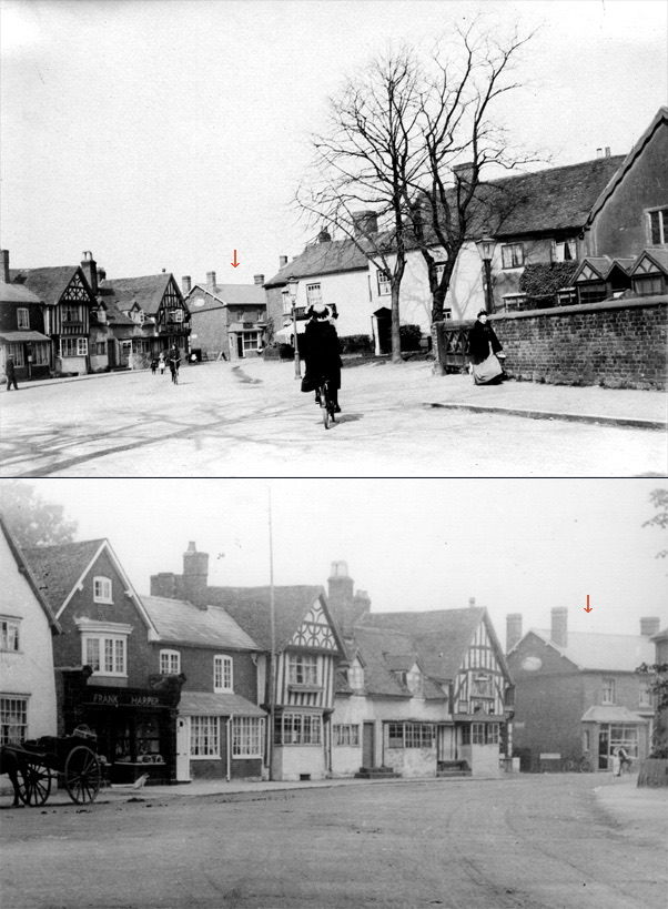 Frank Harper's and John Lyons' Butchers shops