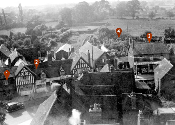 Annotated map of St John's Close area