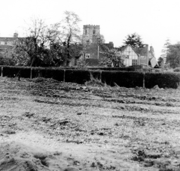 Back of the Red Lion and the shop