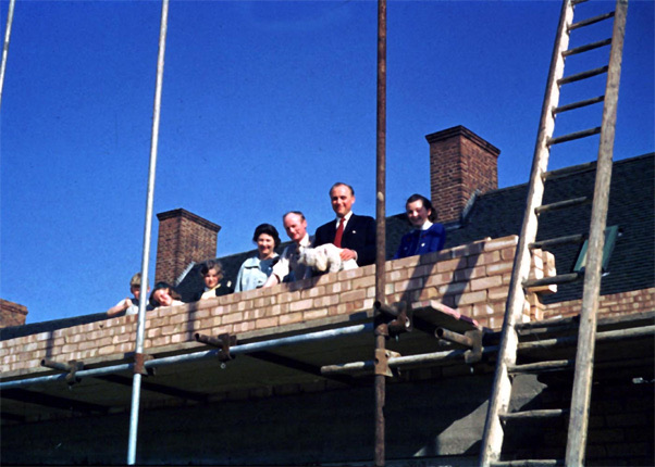 Bob, Iris, Diane and Pam with Eric, John and Jayne